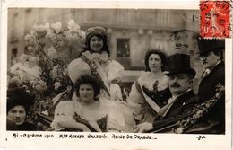 CPA PARIS Mi-Careme 1910 - Reine De Prague - Ruenza BRAZOVA (300303) - Carnaval