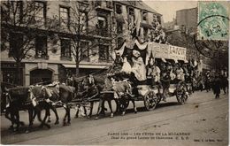 CPA PARIS Mi-Careme 1905 - Char Du Grand Lavoir De Charonne (300328) - Carnaval