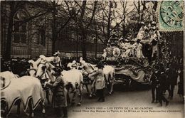 CPA PARIS Mi-Careme 1905 - Grand Char Des Reines De Turin Et De Milan (300335) - Carnaval