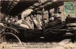 CPA PARIS Mi-Careme 1905 - Arrivée á La Gare De Lyon (300338) - Carnaval