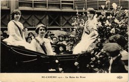 CPA PARIS Mi-Careme 1912 - La Reine Des Roses (300347) - Carnaval