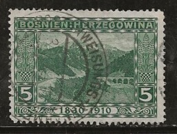 Bosnie-Herzégovine 1910 N°Y.T. : 48 Obl. - Bosnia And Herzegovina