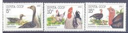 1990. USSR/Russia, Poultry, 3v,  Mint/** - Neufs