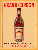 BUVARD Illustré - BLOTTING PAPER - Eau De Vie GRAND CORDON - PELLISSON Père & Co - Liqueur & Bière