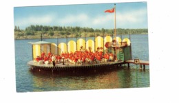 GRAVENHURST, Ontario, Canada, The Musical Barge, Gull Lake, Old Chrome Postcard, Muskoka County - Muskoka