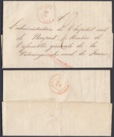 BELGIQUE LETTRE DATE DE FURNES 30/05/1844 VERS NIEUPORT  (BE) DC-4686 - 1830-1849 (Independent Belgium)