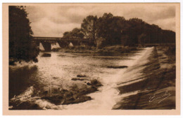 Tierce, Maine Et Loire, Le Pont Sur La Sarthe Et Les Chutes D'eau De La Vidange (pk63371) - Tierce