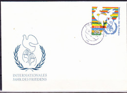 DDR GDR RDA - Jahr Des Friedens (Mi.Nr. 3036) 1986 -  FDC  Tagesstempel 12 Frankfurt 2 - 1981-1990