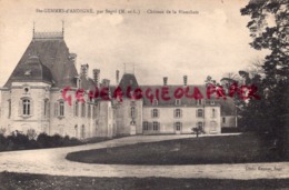 49-  STE SAINTE GEMMES D' ANDIGNE - PAR SEGRE - CHATEAU DE LA BLANCHAIS - Thouarce