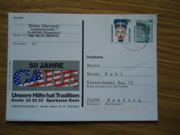 GERMANY    STAMPED STATIONERY POSTCARDS  GARE - Postkarten - Ungebraucht