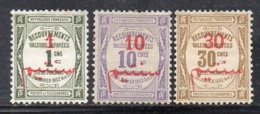 XP2311 - MAROCCO MAROC 1911 , Tasse Yvert N. 13+14+15  * Linguelle Forti (2380A) - Timbres-taxe