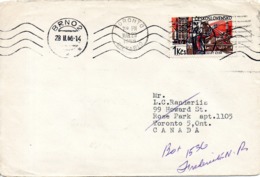 TCHECOSLOVAQUIE. N°1402 Oblitéré De 1965 Sur Enveloppe Ayant Circulé. Industrie. - Usines & Industries