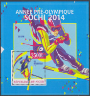 Olympics 2014 - Ski Alpin - NIGER - S/S MNH - Winter 2014: Sotschi