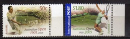 Australia 2005 The 100th Anniversary Of The Australian Open Tennis. MNH.Mint - Ungebraucht