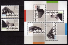 Australia 2007 Landmarks - Modernist Architecture.2 Stamps And S/S. Mint.MNH - Ungebraucht