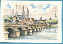 MOULINS - Vue Générale Et Le Pont Regemortes - Ed. Barré & J. Dayez Barday N° 2076 D - Moulins