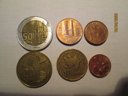 AZERBAIJAN 50 20 10 5 3 1 Qepik 6 Coins L 1 - Azerbeidzjan