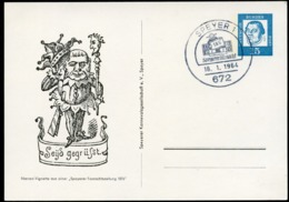 Bund PP29 B2/003 FASTNACHT SPEYER Sost. 1964  NGK 8,00 € - Privatpostkarten - Gebraucht