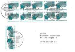 Lettre De Berlin 1990 Brief, Cover - Rollenmarken