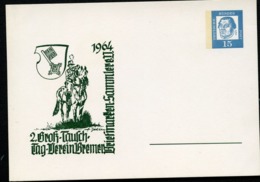 Bund PP29 C2/002-I BREMEN POSTILLION STADTWAPPEN 1964  NGK 7,00 € - Cartoline Private - Nuovi