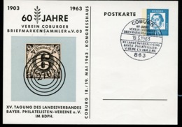 Bund PP29 D2/001 BM THURN UND TAXIS #9 Sost.Coburg 1963 NGK 8,00 € - Private Postcards - Used