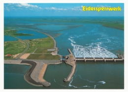 Eidersperrwerk - Eiderdamm Bei Tönning - Luftaufnahme - Nordfriesland