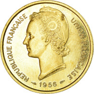 Monnaie, Togo, 25 Francs, 1956, Paris, ESSAI, SUP+, Aluminum-Bronze, KM:E8 - Togo