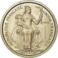 Monnaie, Nouvelle-Calédonie, 50 Centimes, 1949, Paris, ESSAI, SPL - Nouvelle-Calédonie