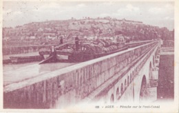 Agen - Péniche Sur Le Pont-Canal - Edition G. Artaud - Carte Sépia N° 109 - Agen
