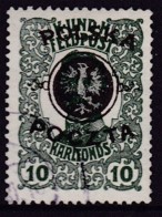 POLAND 1918 Lublin Provisional Ovpt Fi 17 Used Signed Z. Korszen - Used Stamps