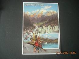 CLOUET   10311  LE MONT BLANC  CHEMIN DE FER P.L.M HUGO D ALESI                      Retirage - Werbepostkarten