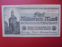 ALTONA 5 MILLION MARK 1923 CIRCULER (B.9) - Collections