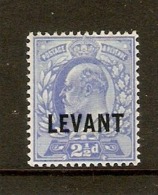 BRITISH LEVANT 1905 2½d SG L5 UNMOUNTED MINT Cat £8.50 - Britisch-Levant