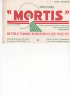 Buvard Insecticides Mortis - Produits Ménagers