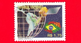 BRASILE - Usato - 2004 - CBERS-2 Satellite - 1.75 - Used Stamps