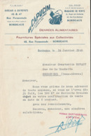 BORDEAUX - AU CAPUCIN 31 Place Des Capucins . Denrées Alimentaire.   Demi Format - Alimentaire