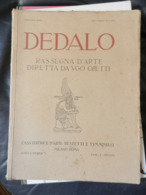 8) DEDALO Rassegna D'Arte Diretta Da Ugo Ojetti Milano-Roma, 1920. Anno I Fasc I - Essays, Literaturkritik