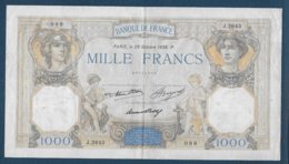 Billet 1000 Francs  Cérès Et Mercure  Du 29 Octobre  1936 - 1 000 F 1927-1940 ''Cérès Et Mercure''