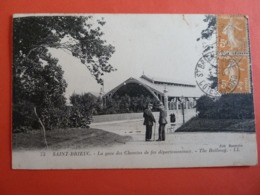 SAINT BRIEUC LA GARE DES CHEMINS D EFER DEPARTEMENTAUX - Saint-Brieuc