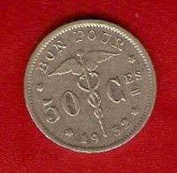 Belgique 1932 FR - 50 Centimes - Bon Pour - Monnaie - 50 Cents