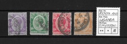 1925 KENYA AND UGANDA Four Interesting Stamps, 5,10,15,20C - Kenya & Ouganda