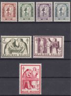 Belgium 1956 Mi#1047-1063 Mint Very Lightly Hinged - Unused Stamps