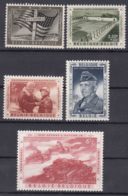 Belgium 1957 Mi#1077-1081 Mint Never Hinged - Unused Stamps