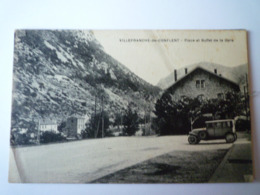 GP 2019  2138  VILLEFRANCHE-de-CONFLENT  :  Place Et Buffet De La Gare   XXX - Other & Unclassified