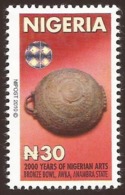 Nigeria 2010 N30 Lost-wax Cast In Leaded Bronze Bowl 9th-10th Cent British Museum Mint MNH - Museums