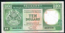 HONG-KONG P191c 10 DOLLARS 1.1.1992  #QH     AUNC. - Hong Kong