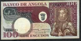 ANGOLA P106 100 ESCUDOS  10.6.1973  #VV    VF   NO P.h. - Angola