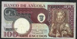 ANGOLA P106 100 ESCUDOS  10.6.1973  #HG    VF   NO P.h. - Angola