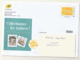 PAP LA POSTE THEME JE COLLECTIONNE/JE M'ABONNE - Pseudo-entiers Officiels