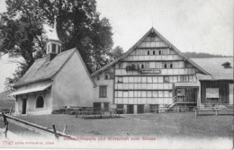 GAIS → Schlachtkapelle Und Wirtschaft Zum Stooss (heute Stoss) Ca.1908 - Gais